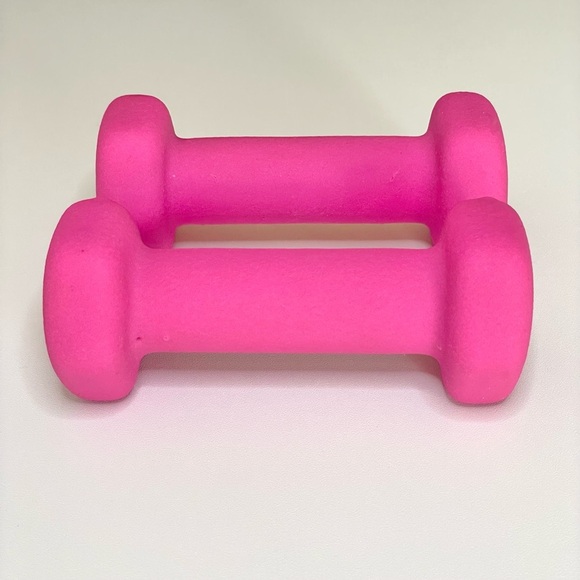 C9 Champion Pink Neoprene Hand Weights 2lbs Dumbbells - Picture 4 of 5